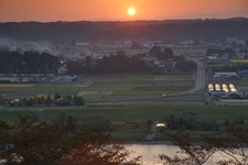 なかがわの夕景