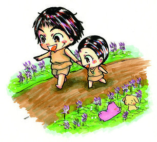 なす風土記の丘イメージイラスト