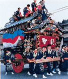 新町祭屋台の写真