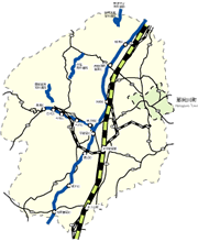 栃木県地図の画像