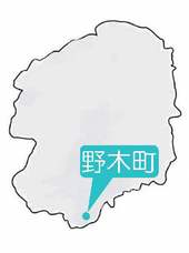 栃木県野木町の地図