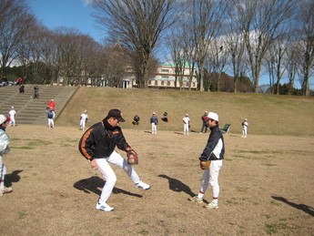 野球教室の写真