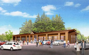 馬頭むらおこしセンター完成予定図の画像