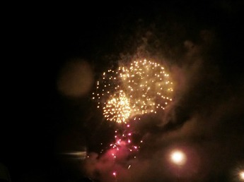 打ち上げ花火の写真
