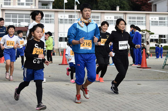 マラソン大会の写真