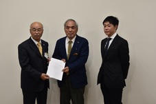 那須南森林組合の深澤代表理事組合長の写真