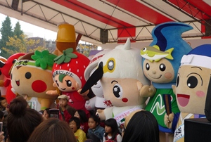 とちまるくん誕生会の写真