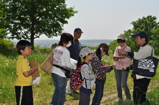 自然観察をしている写真2