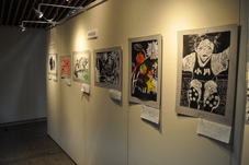 展示されている入賞作品の写真