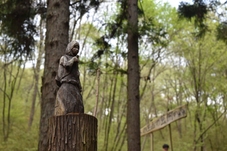 女性のオブジェの写真