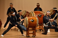 ゲストの和太鼓奏者の写真