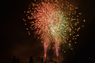 打ち上げ花火の写真
