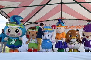 ゆるキャラたちの写真
