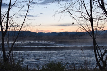 初日の出前の写真