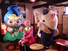 愛ちゃんと猫助の写真