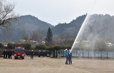 放水訓練の写真