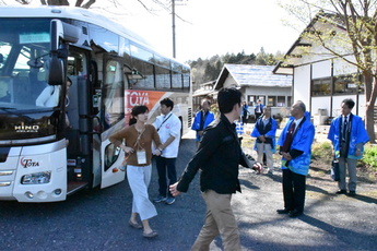 陶遊館に到着した写真