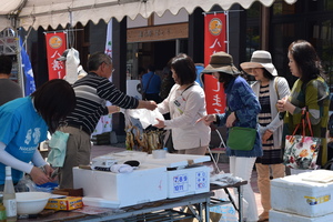 鮎の塩焼き販売の写真