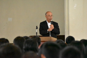 町長講話の写真
