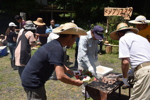 バーベキューの写真