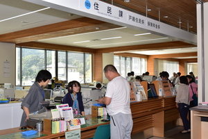 住民課の写真