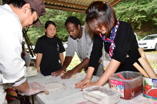 ピザ焼き体験の写真