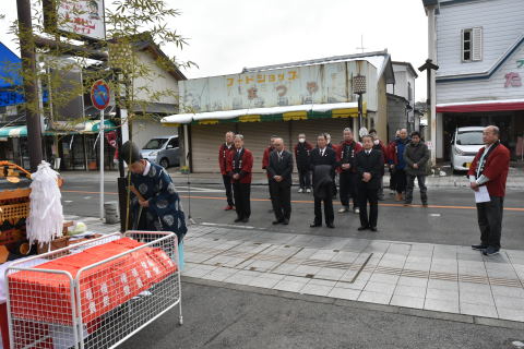 市神祭神事の写真