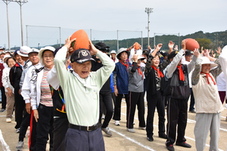 ボール送りの写真