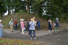 浄法寺館跡土塁の写真