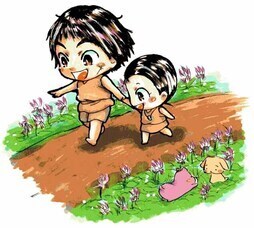 マスコットキャラクターのこだいくんのイラスト マスコットキャラクターのこだいくんのイラスト