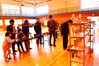 射的コーナーの写真