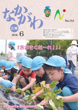 広報なかがわ平成30年6月号表紙