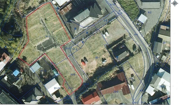 未利用公共施設等No.2-2の航空写真