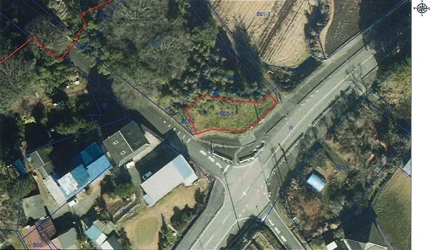 未利用公共施設等No.5の航空写真