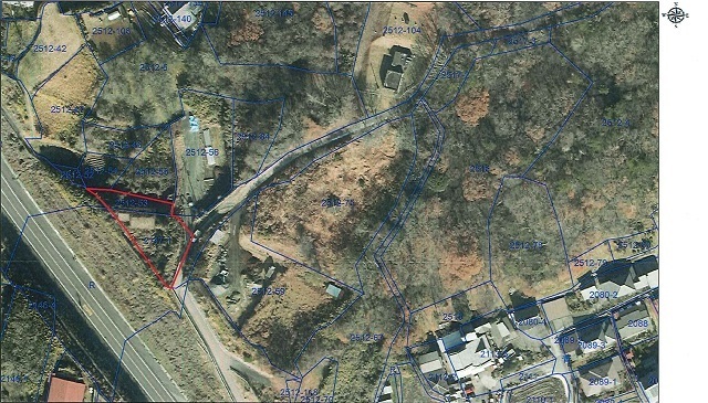 未利用公共施設等No.8の航空写真