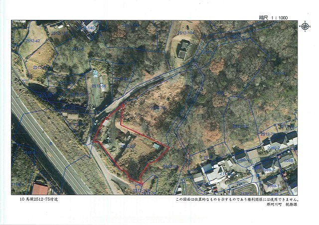 未利用公共施設等No.9の航空写真