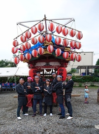 2号山車の集合写真 2号山車の集合写真