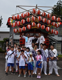 1号山車の集合写真 1号山車の集合写真