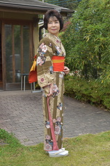 着物姿の女性の写真