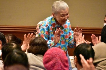 若宮氏と聴講者のやりとりの写真