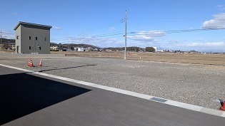 上宿分譲宅地の写真。