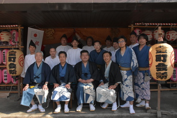 たけのこ祭り(室町若衆のみなさん)